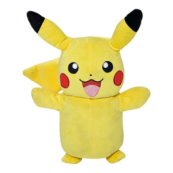 Pikachu Official Pokemon My Friend Tomy 2021 Talking & Light Up Cheeks Plush Toy - Picture 1 of 12